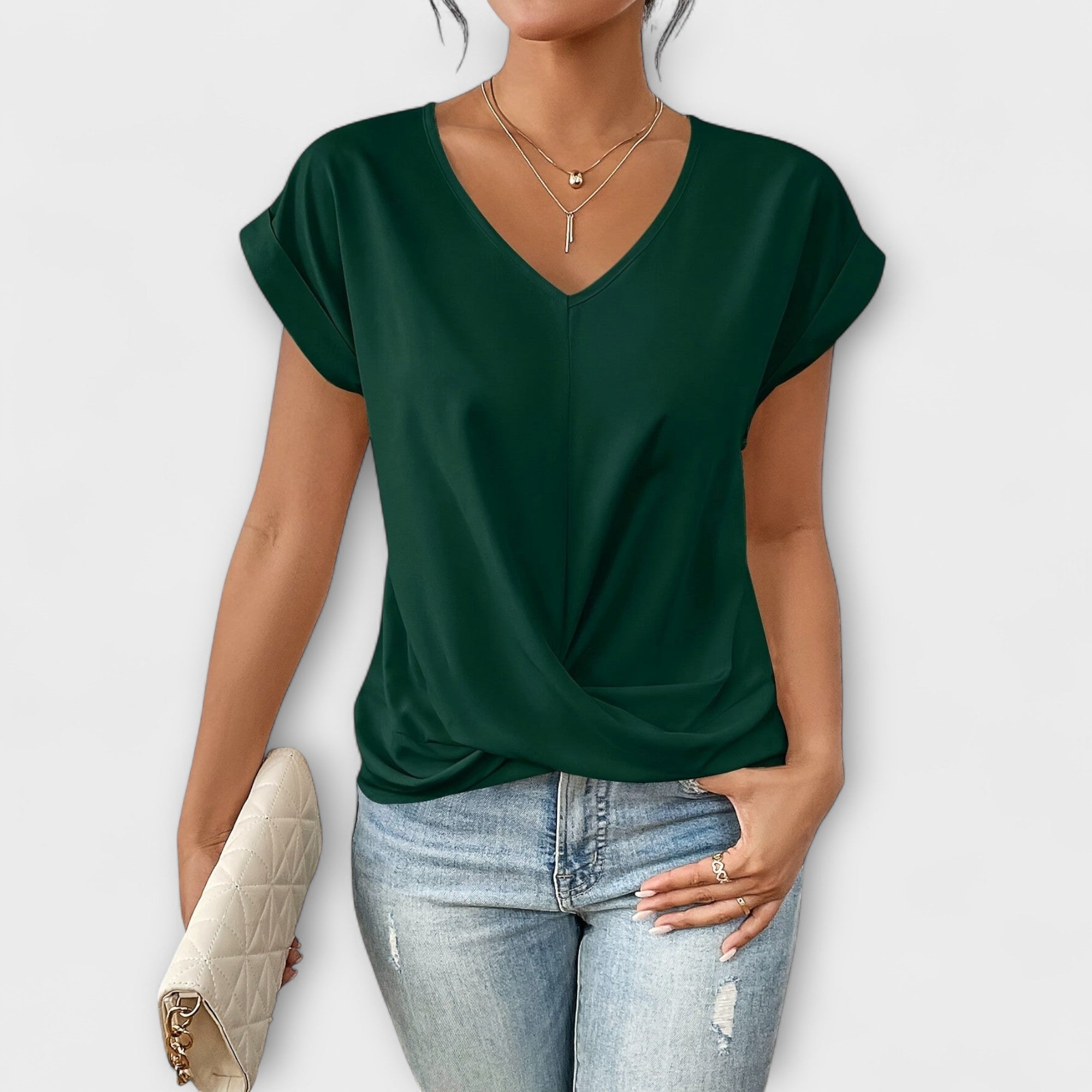 Eloise - V-Ausschnitt Top