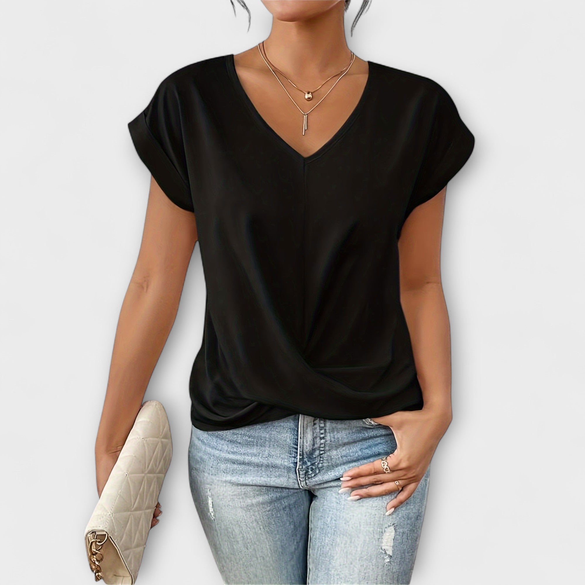 Eloise - V-Ausschnitt Top