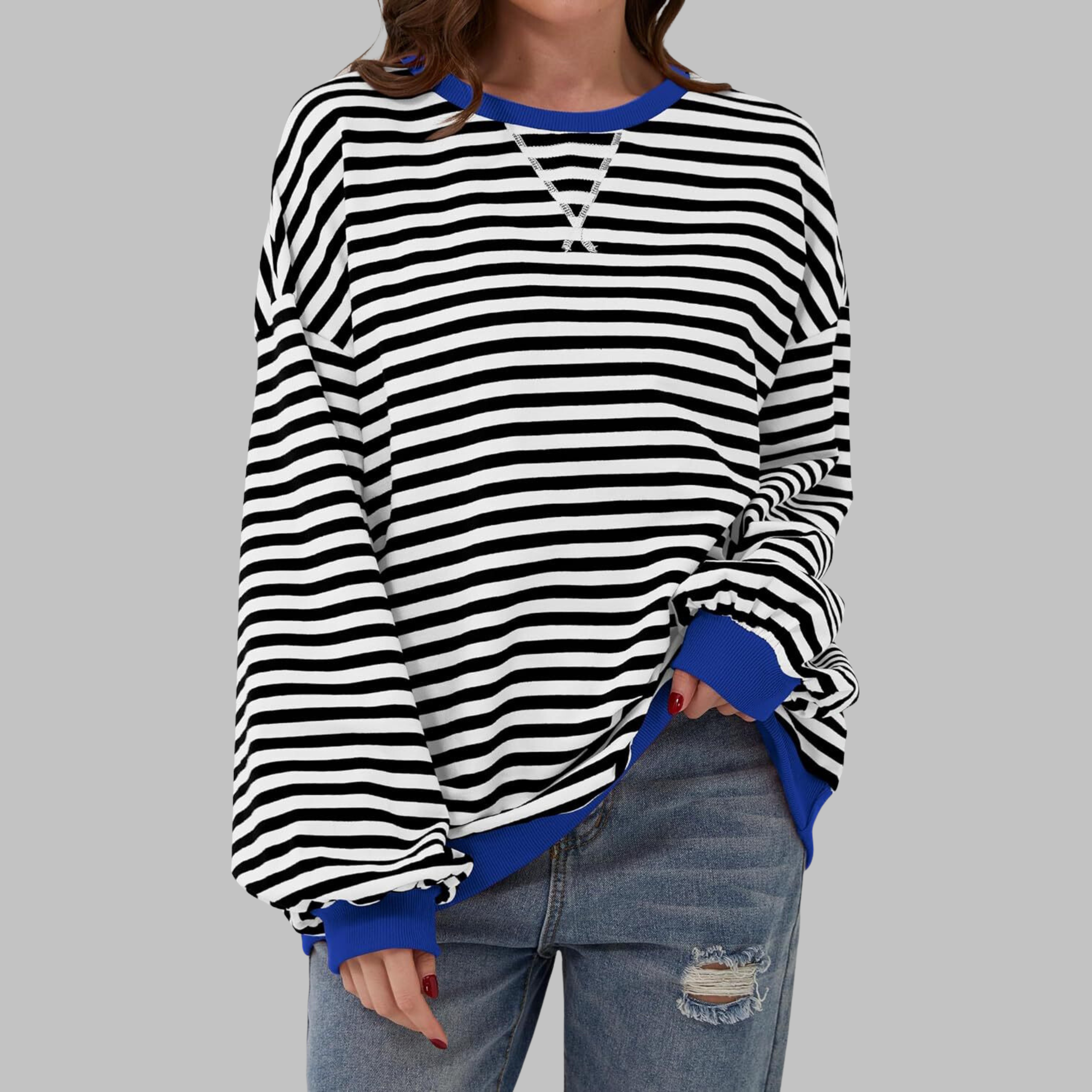 Vivienne™ | Gestreifter Damenpullover