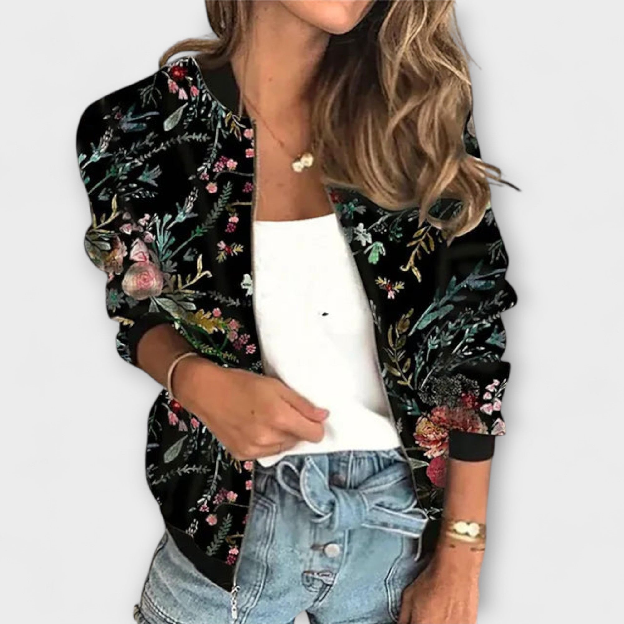 Aurora - Bedruckte Ritsjacke