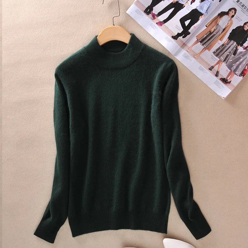 Claire | Klassischer Feinstrick-Rollkragenpullover