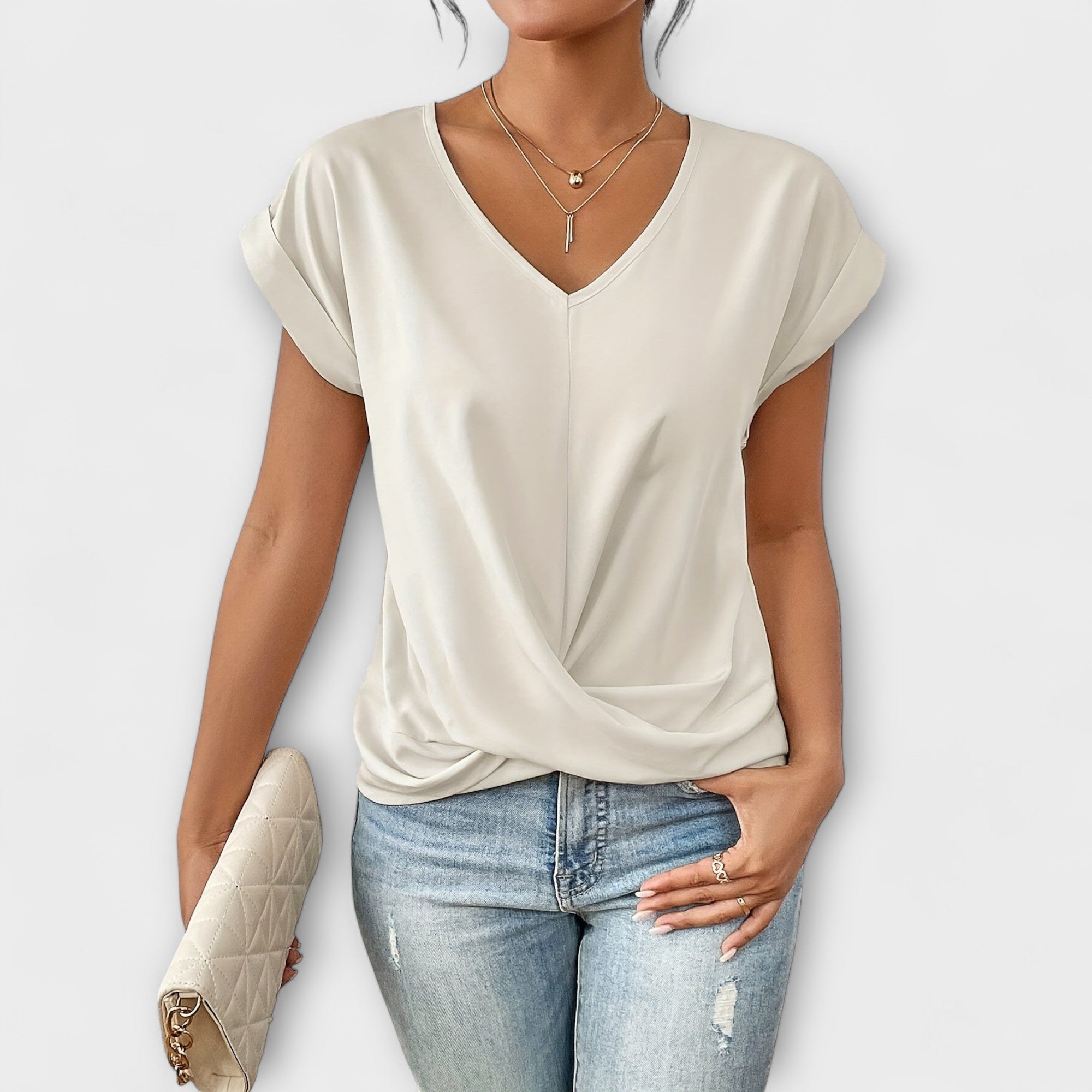 Eloise - V-Ausschnitt Top