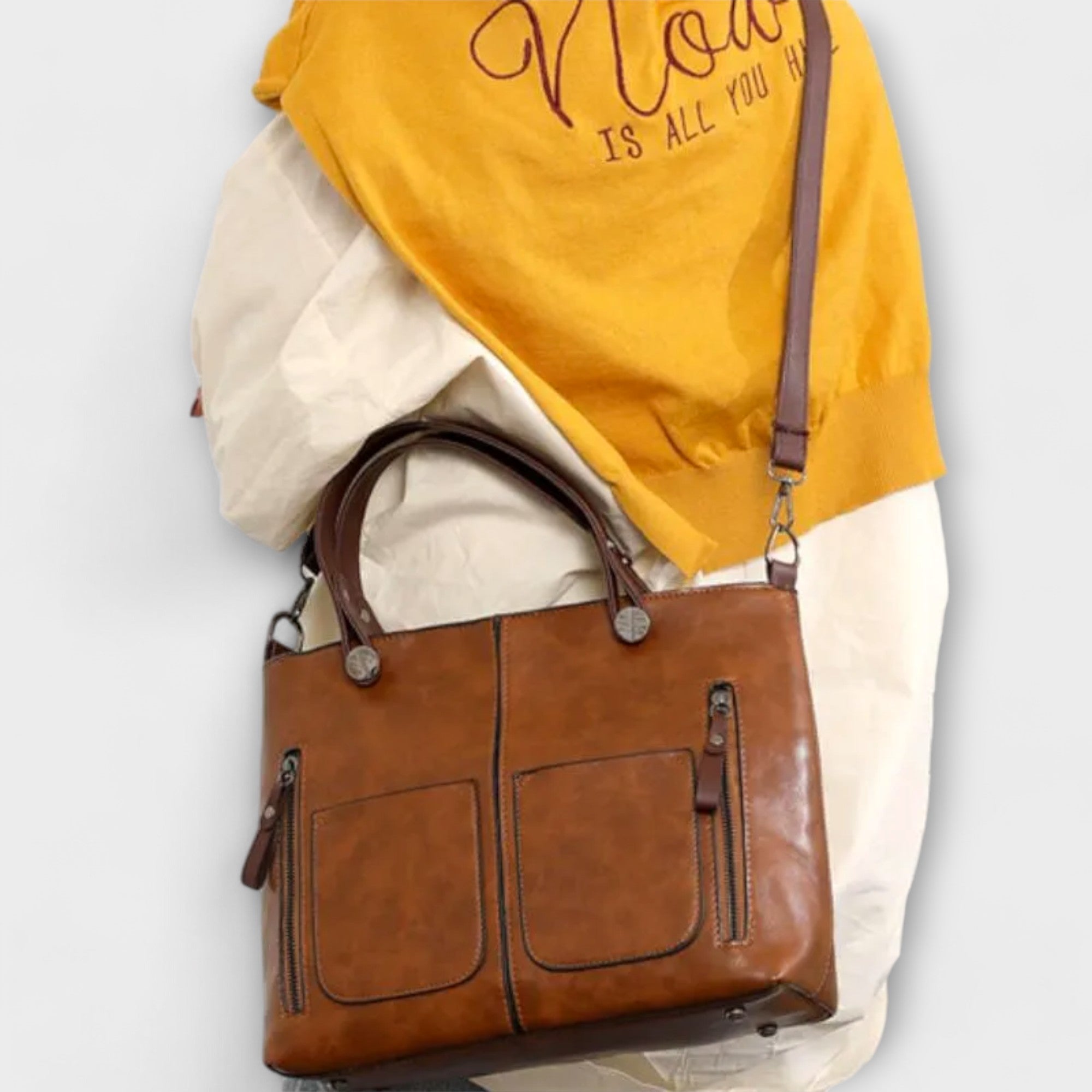 Aurora. - Elegante Ledertasche