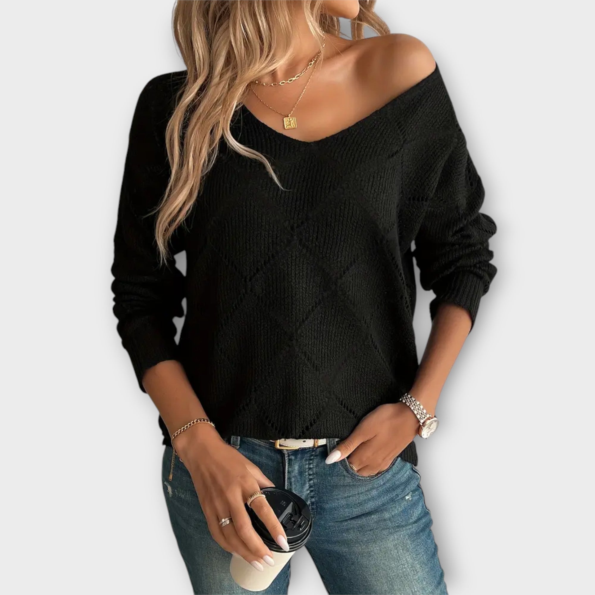 Aurora - Lässiger Pullover