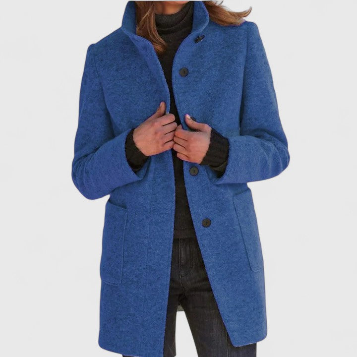 Aleida | Eleganter Wollmantel für Damen