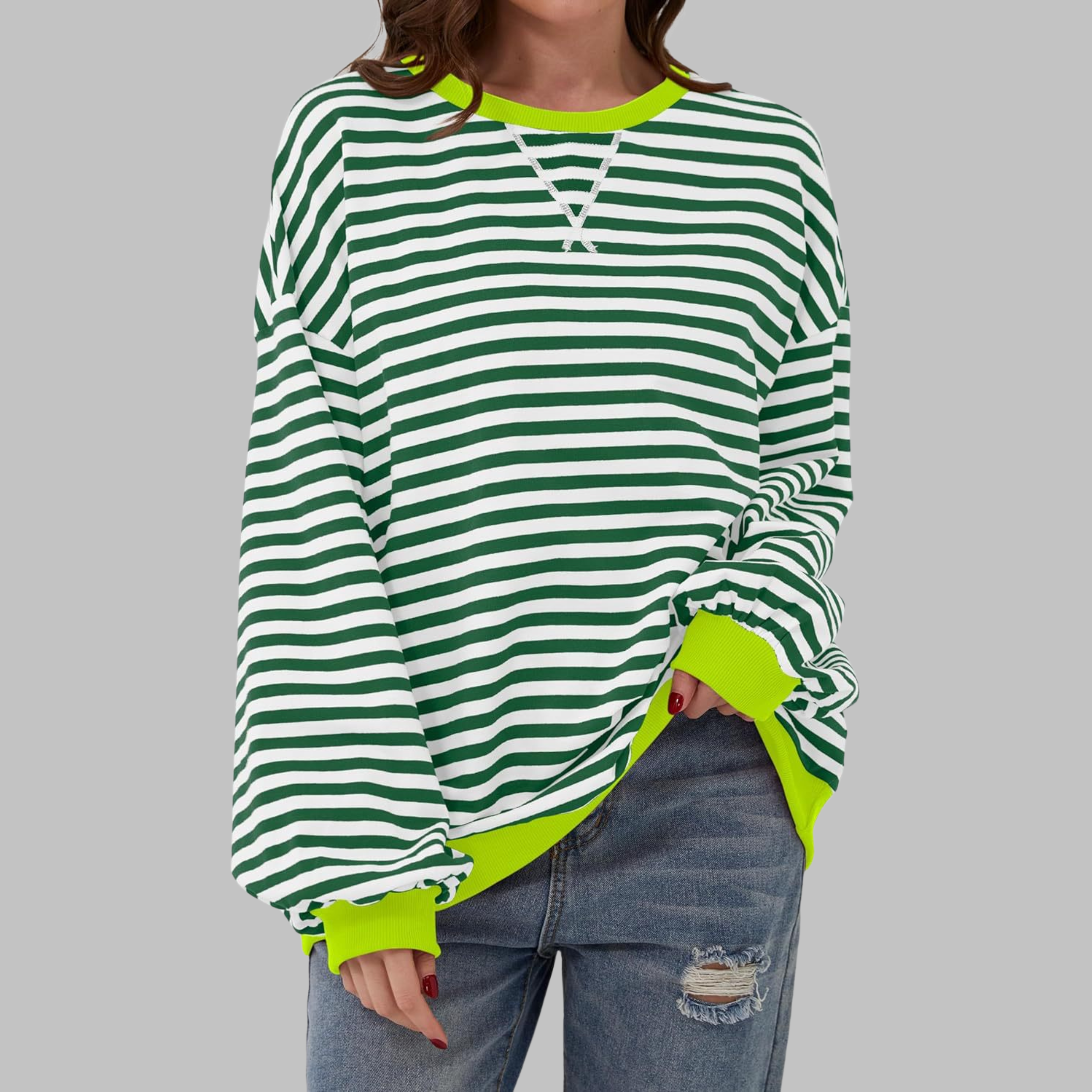 Vivienne™ | Gestreifter Damenpullover