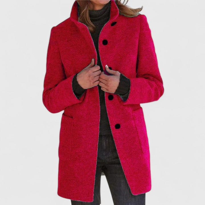 Aleida | Eleganter Wollmantel für Damen