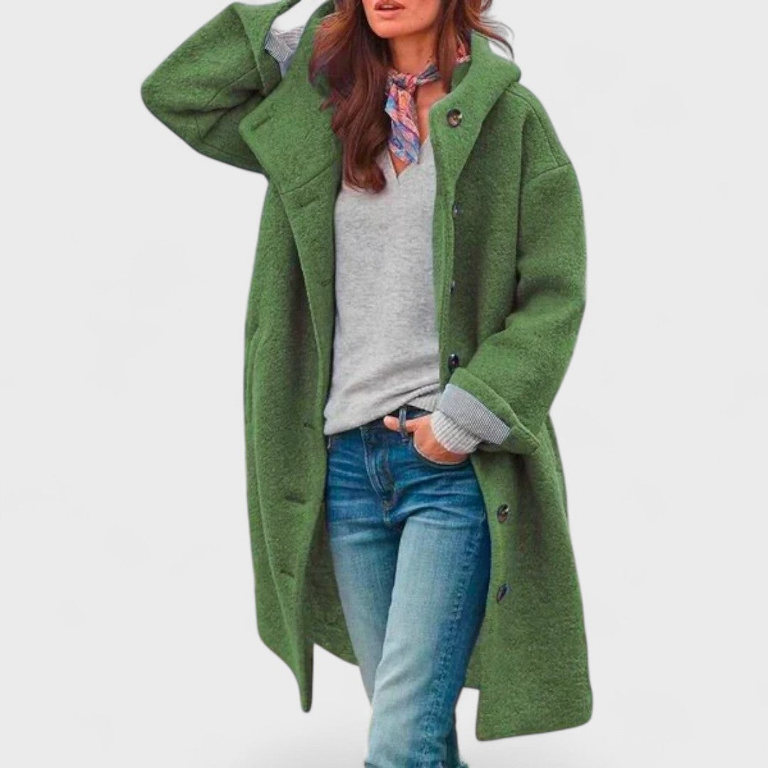Alix | Oversized Damenmantel mit Wolloptik