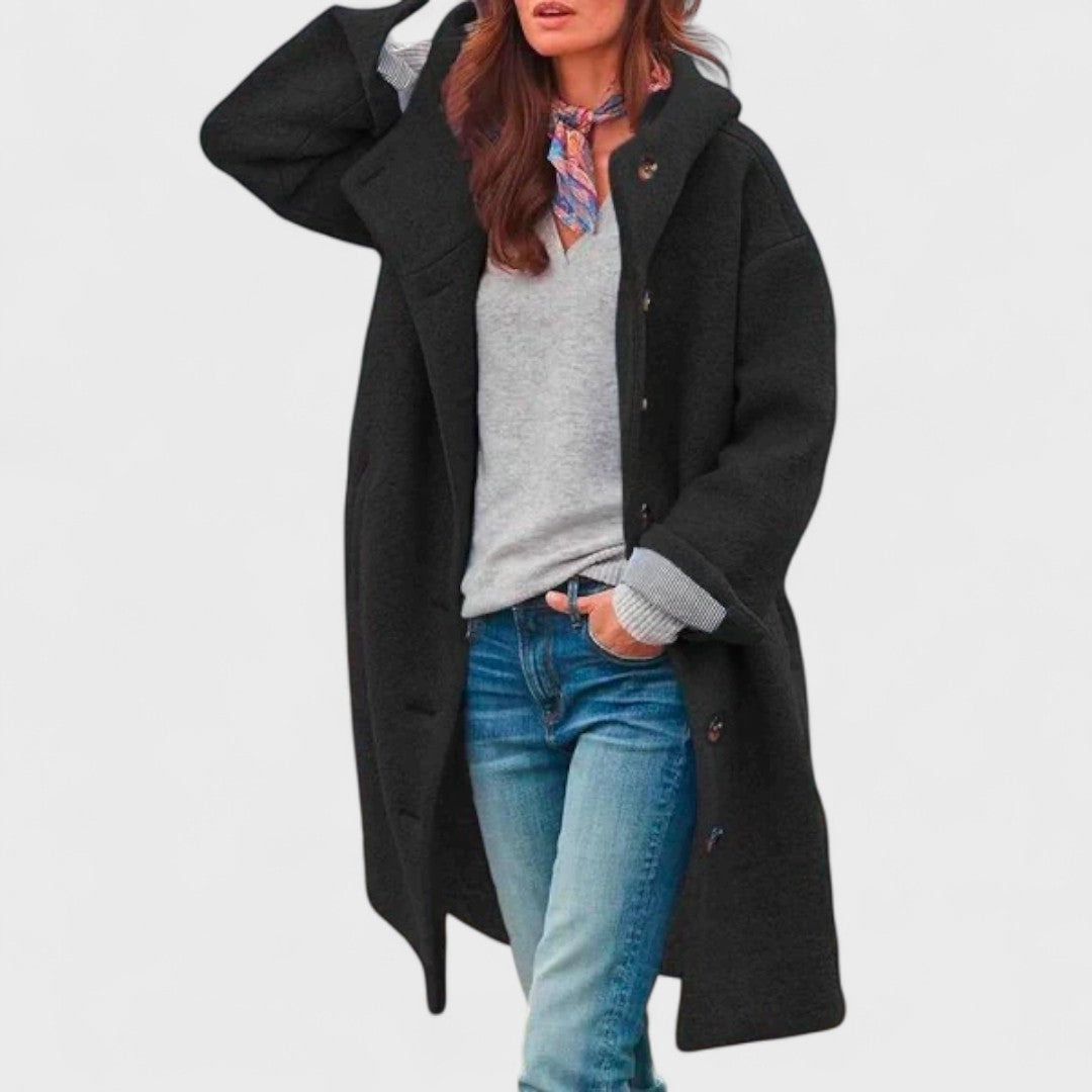 Alix | Oversized Damenmantel mit Wolloptik