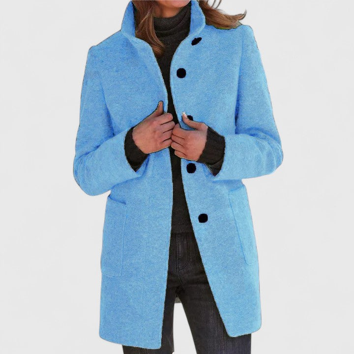 Aleida | Eleganter Wollmantel für Damen