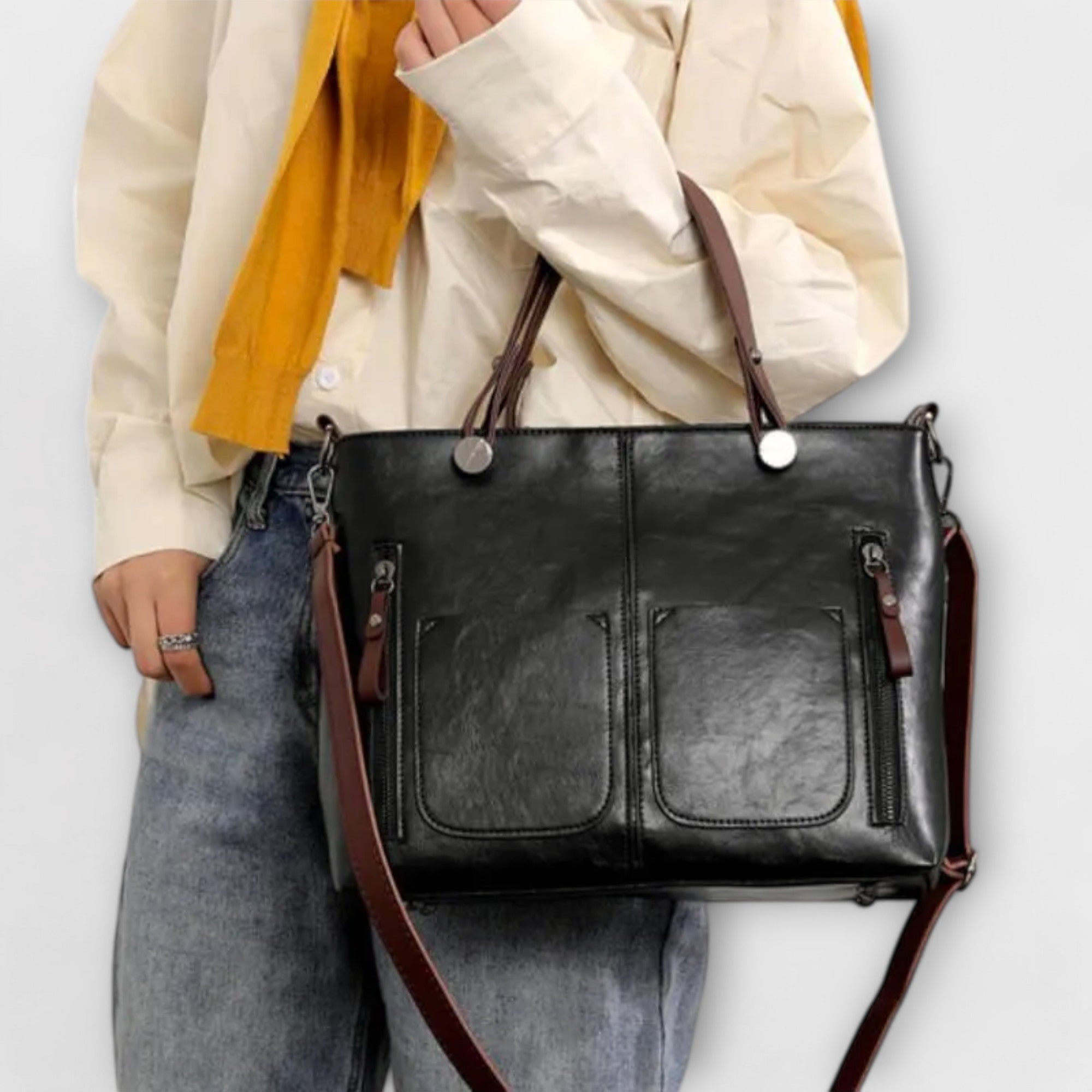 Aurora. - Elegante Ledertasche