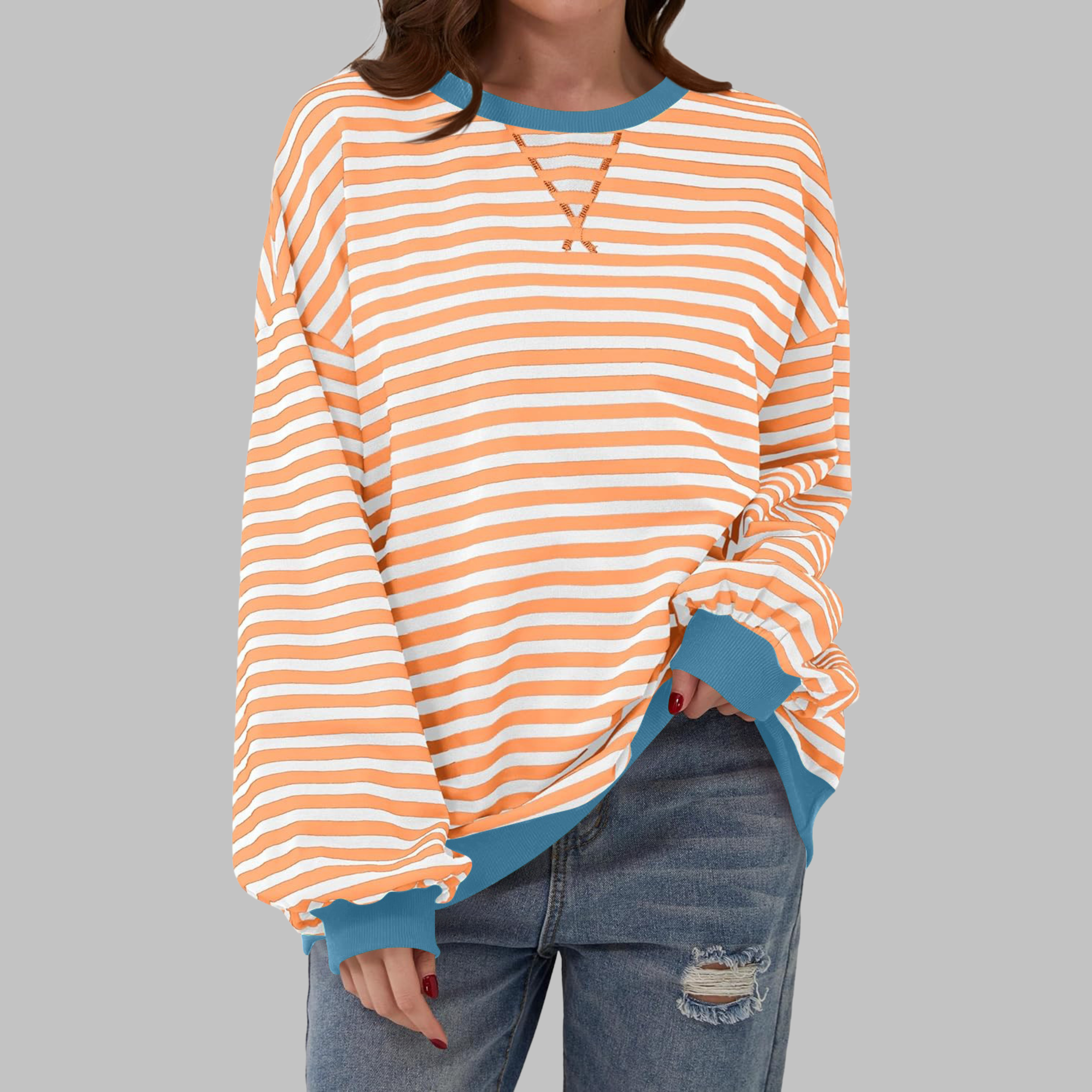 Vivienne™ | Gestreifter Damenpullover
