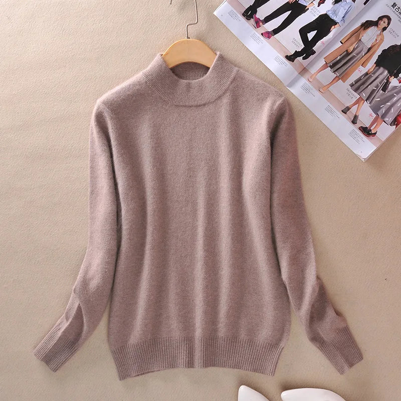 Claire | Klassischer Feinstrick-Rollkragenpullover