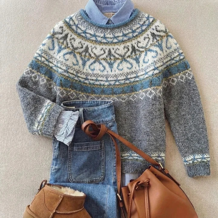 Luxe™ | Eleganter Vintage Strickpullover