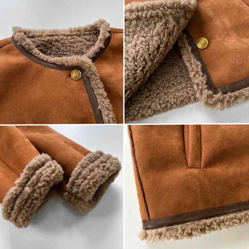 Clarissa | Gefütterte Winterjacke mit Teddy-Innenfutter