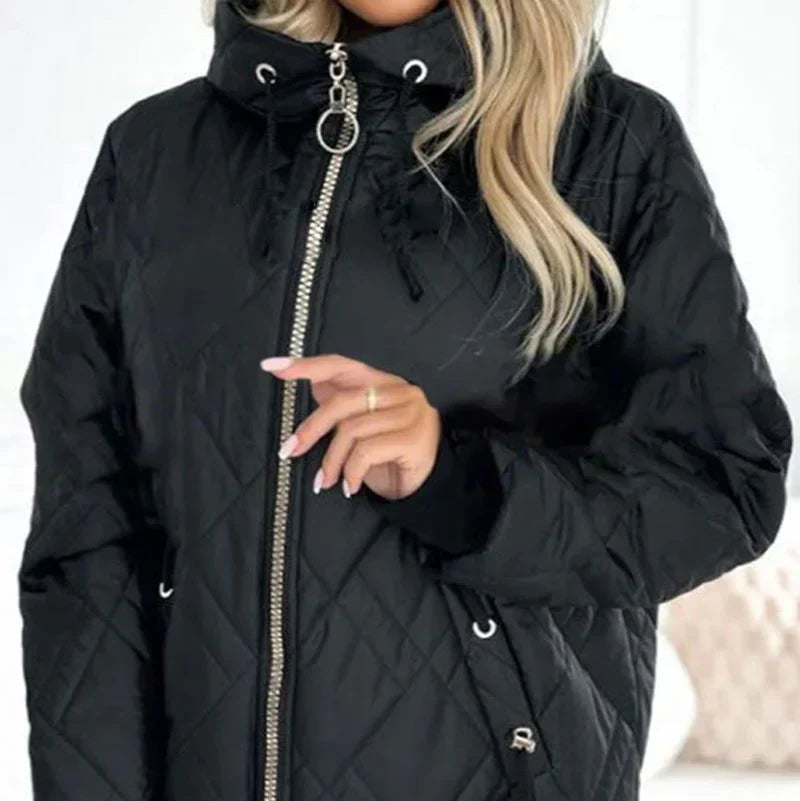 Maelis | Steppjacke mit hohem Kragen
